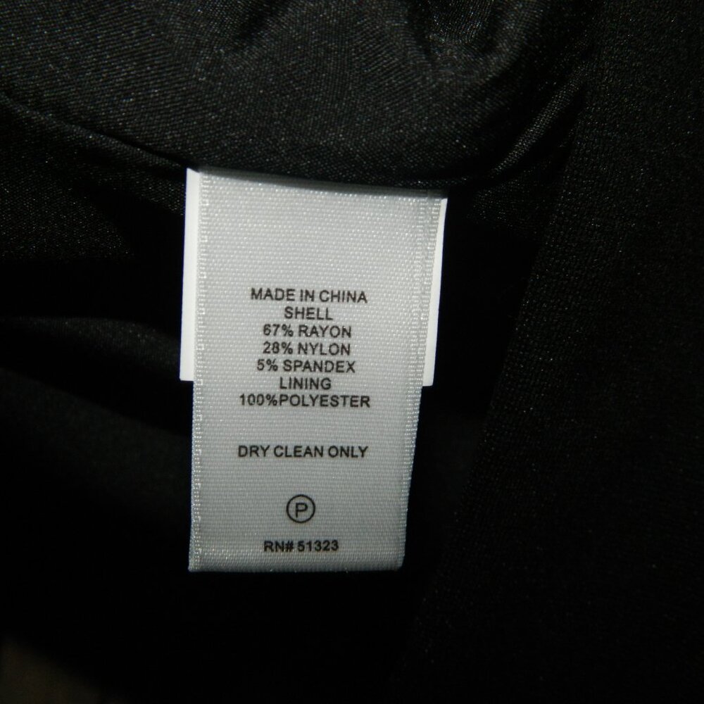 CeCe 2 pc Pant Suit Black Blazer 3X Pants 20W (OF) - Picture 3 of 9